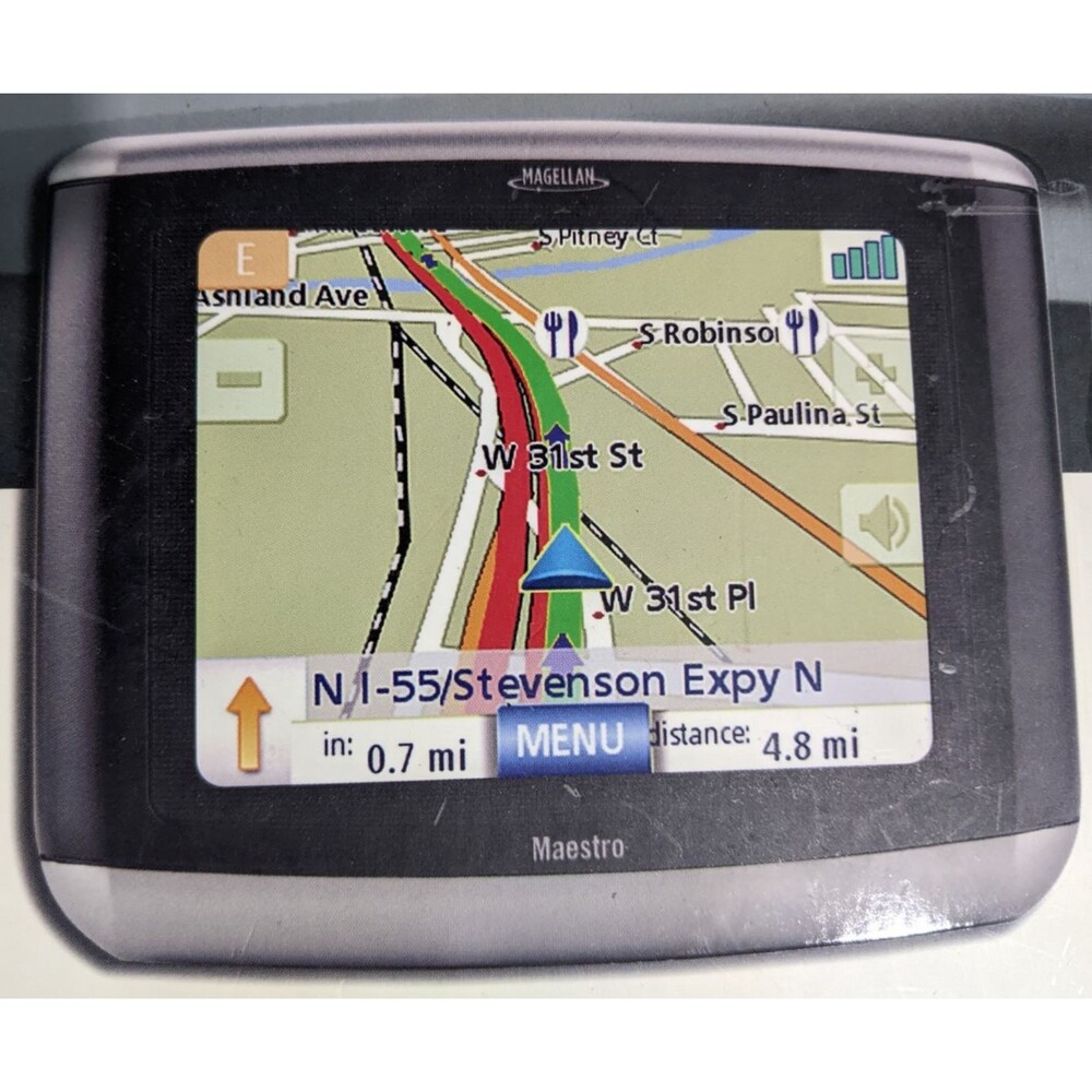 Magellan Maestro 3100 GPS Car Navigator System- Complete Kit
